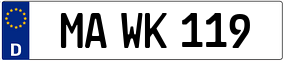 Truck License Plate
